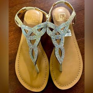 Material Girl Sandals Size 6 NEW